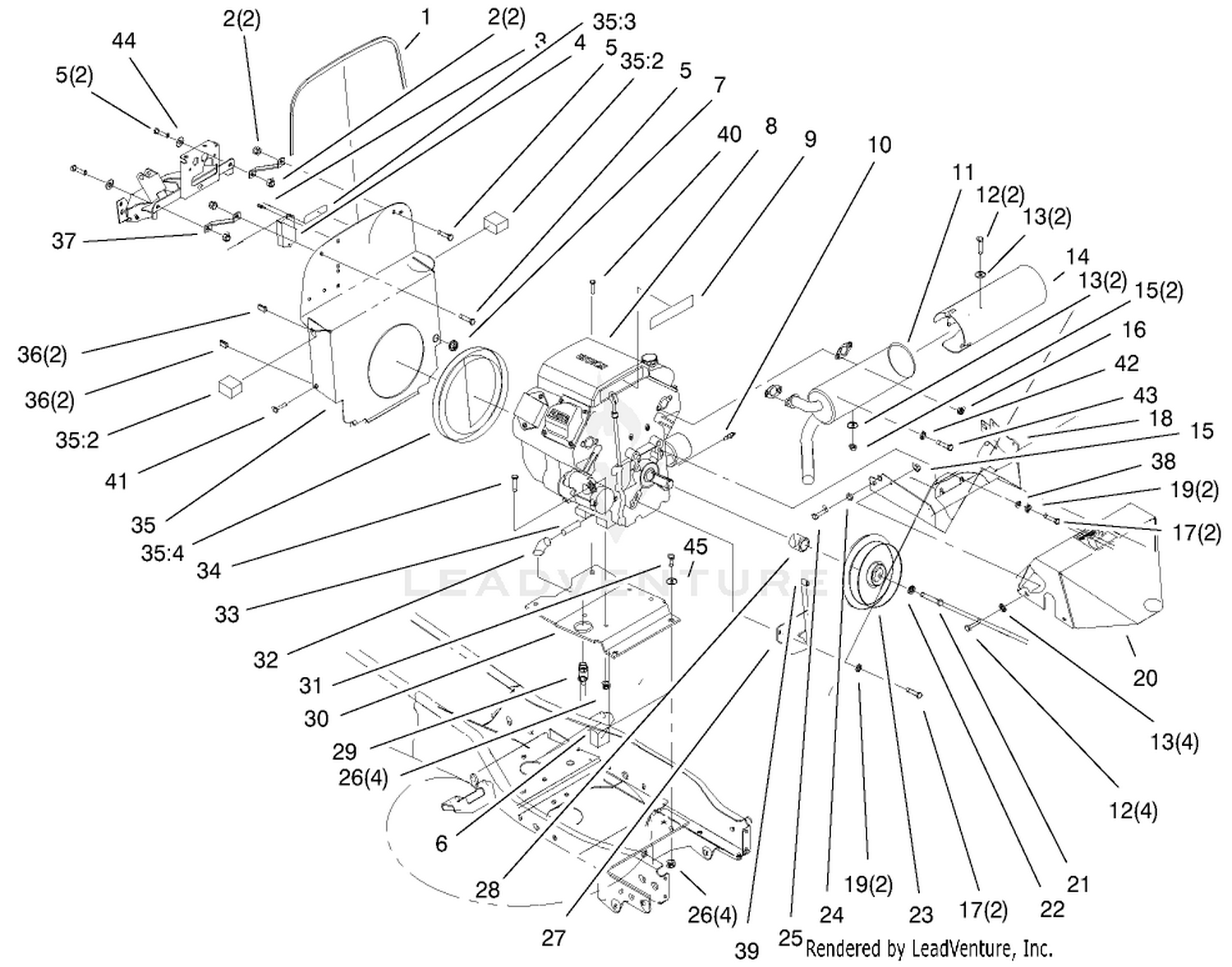 Air Cooled Engine Assembly