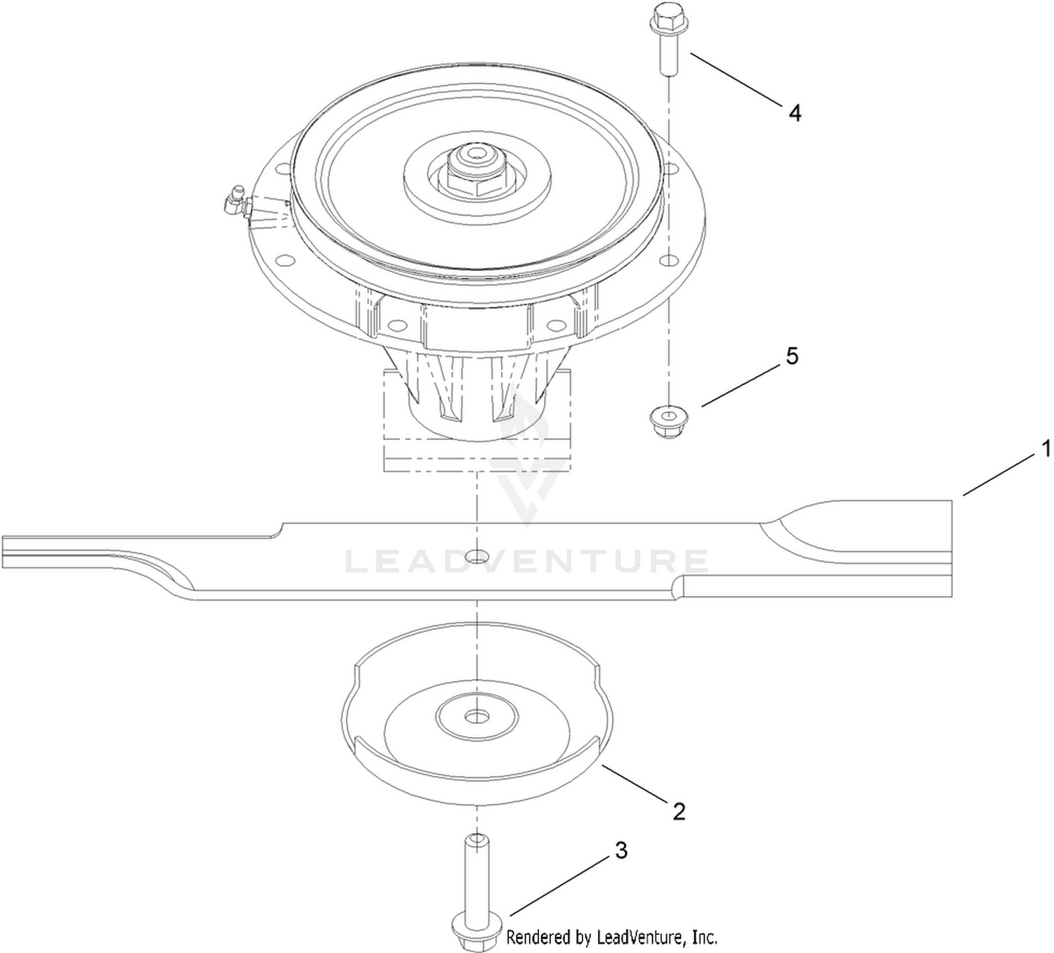 Spindle and Blade Assembly