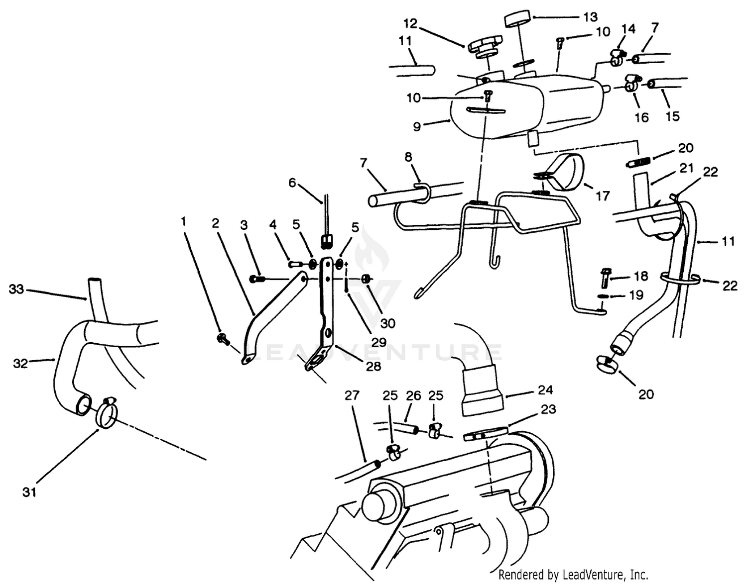 Engine Plumbing Assembly