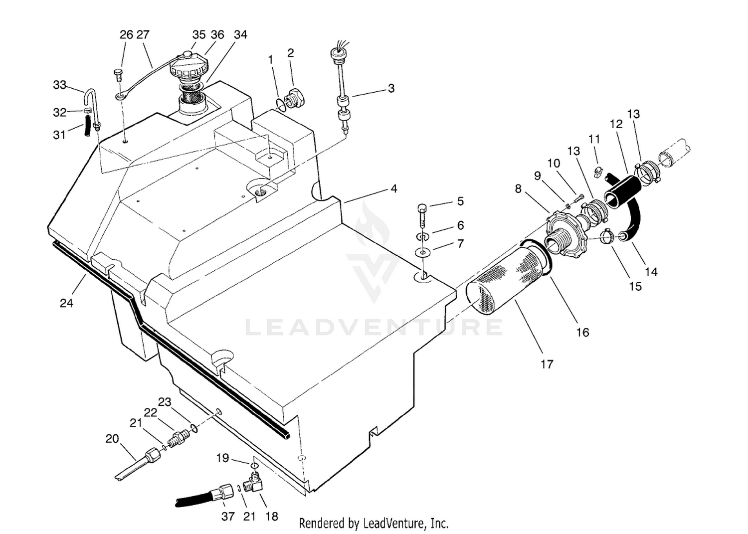 Hydraulic Tank Assembly
