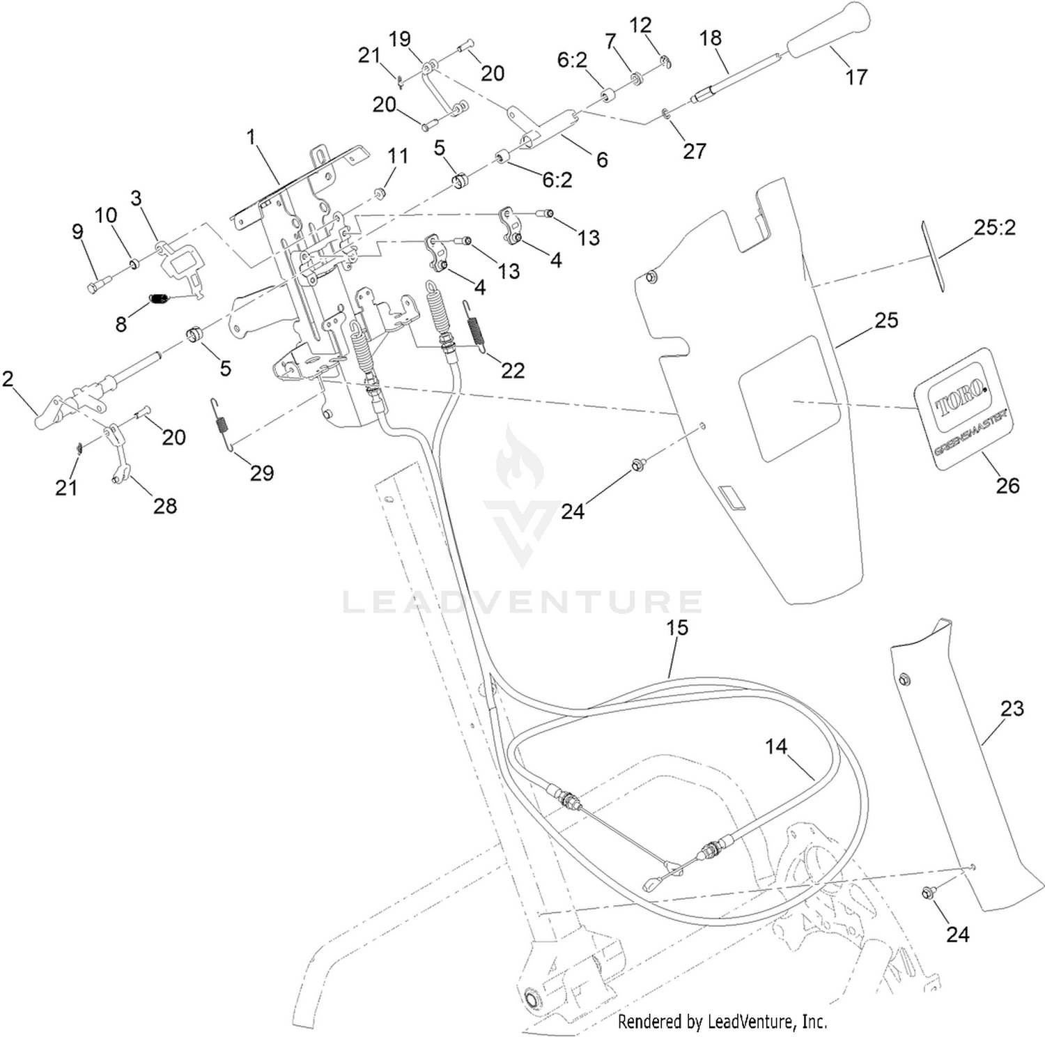 Reel Controls and Covers Assembly