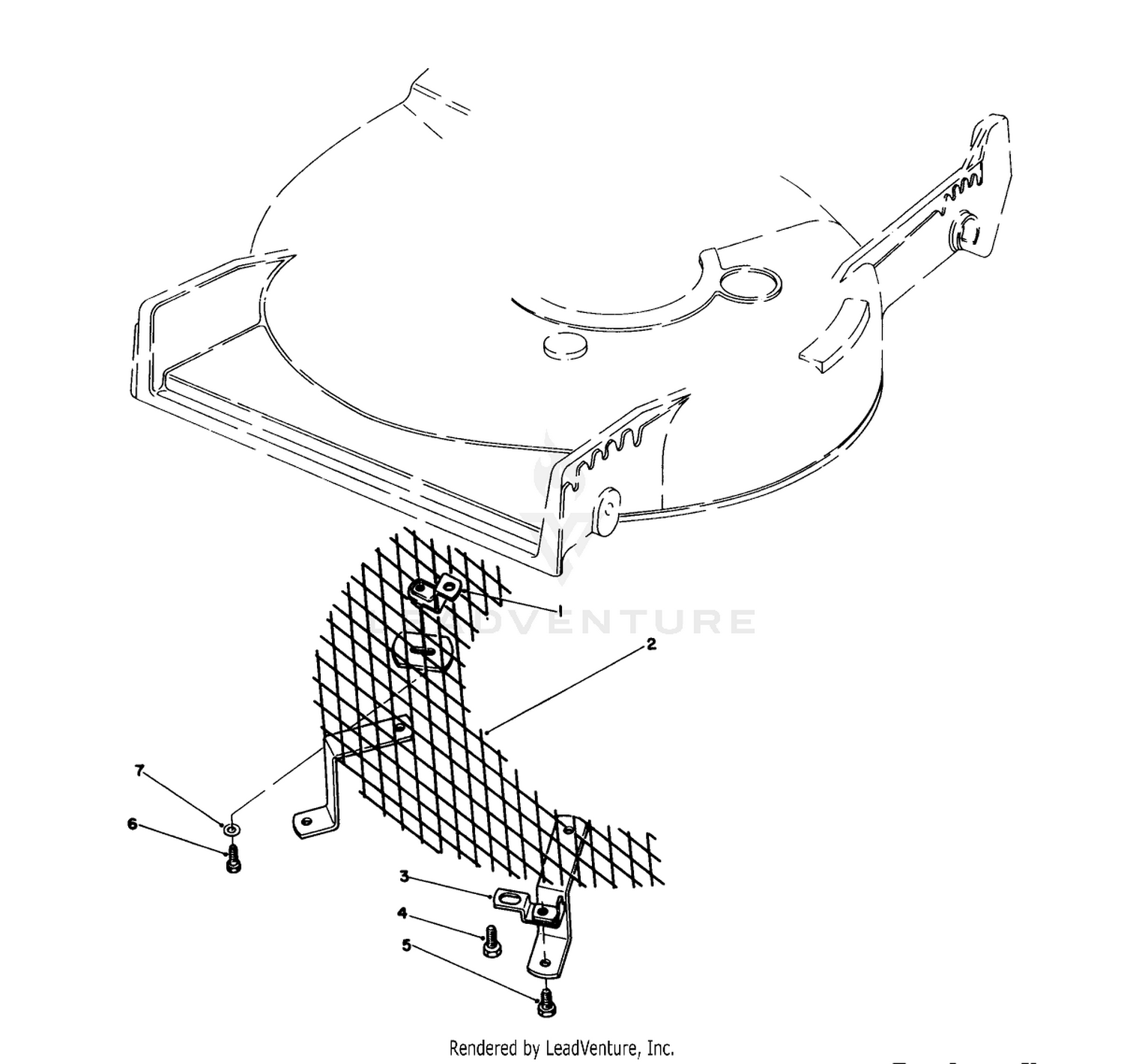 Leaf Shredder Kit Model No. 59157 (optional)