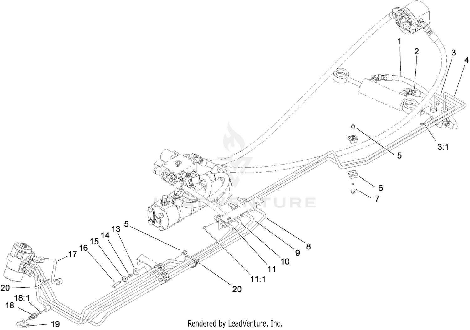 Steering Hydraulic Assembly