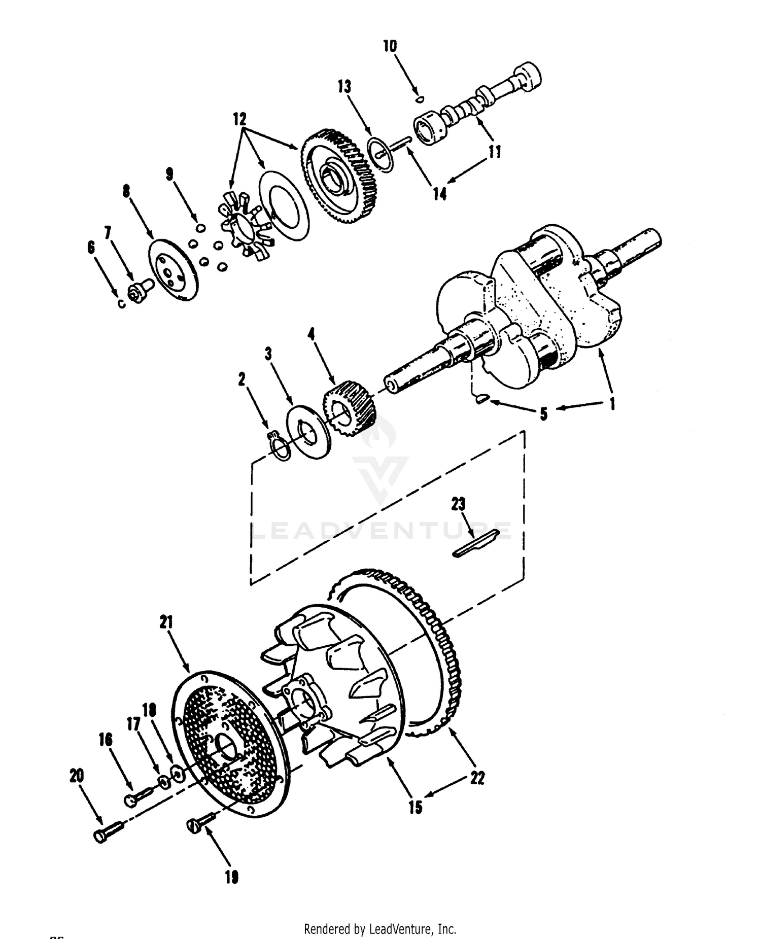Crankshaft, Camshaft, Flywheel Power Plus