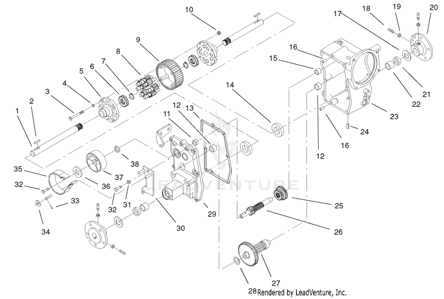 Hydro Transaxle Assembly