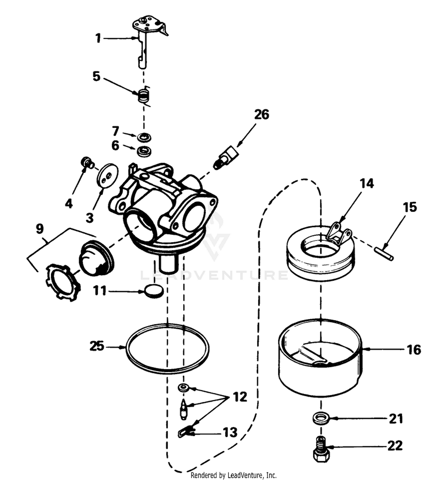 Carburetor No. 632098