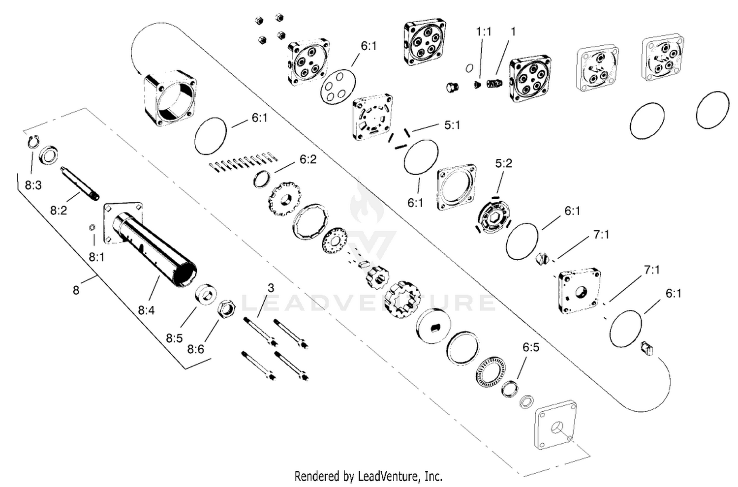 Steering Control Assembly No. 104-0474