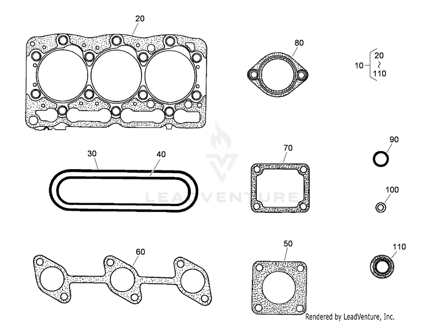 Upper Gasket Kit