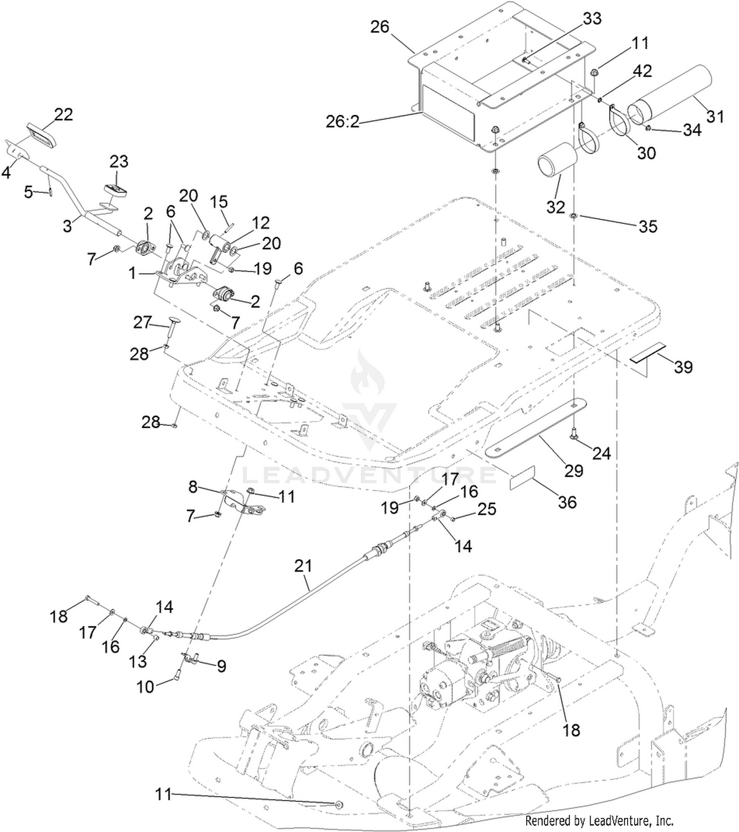 Traction Pedal Assembly