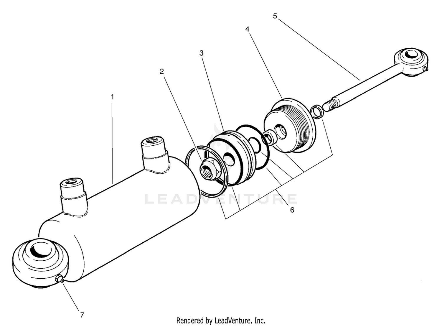 Hydraulic Cylinder No. 75-1200