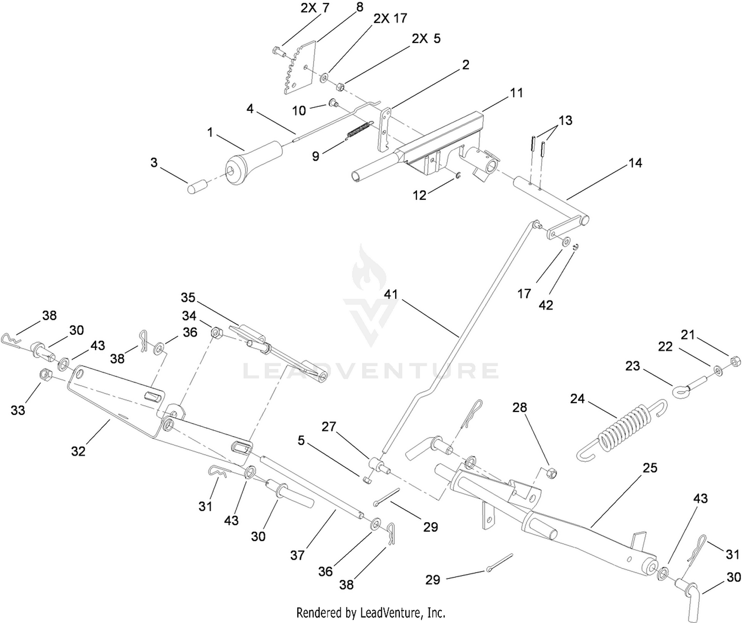 Mower Lift Assembly