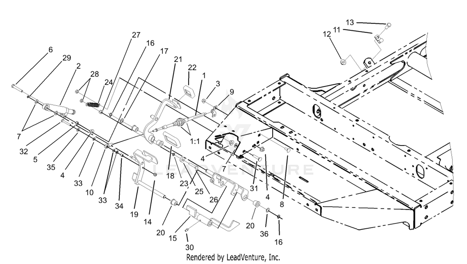 Traction Pedal Assembly
