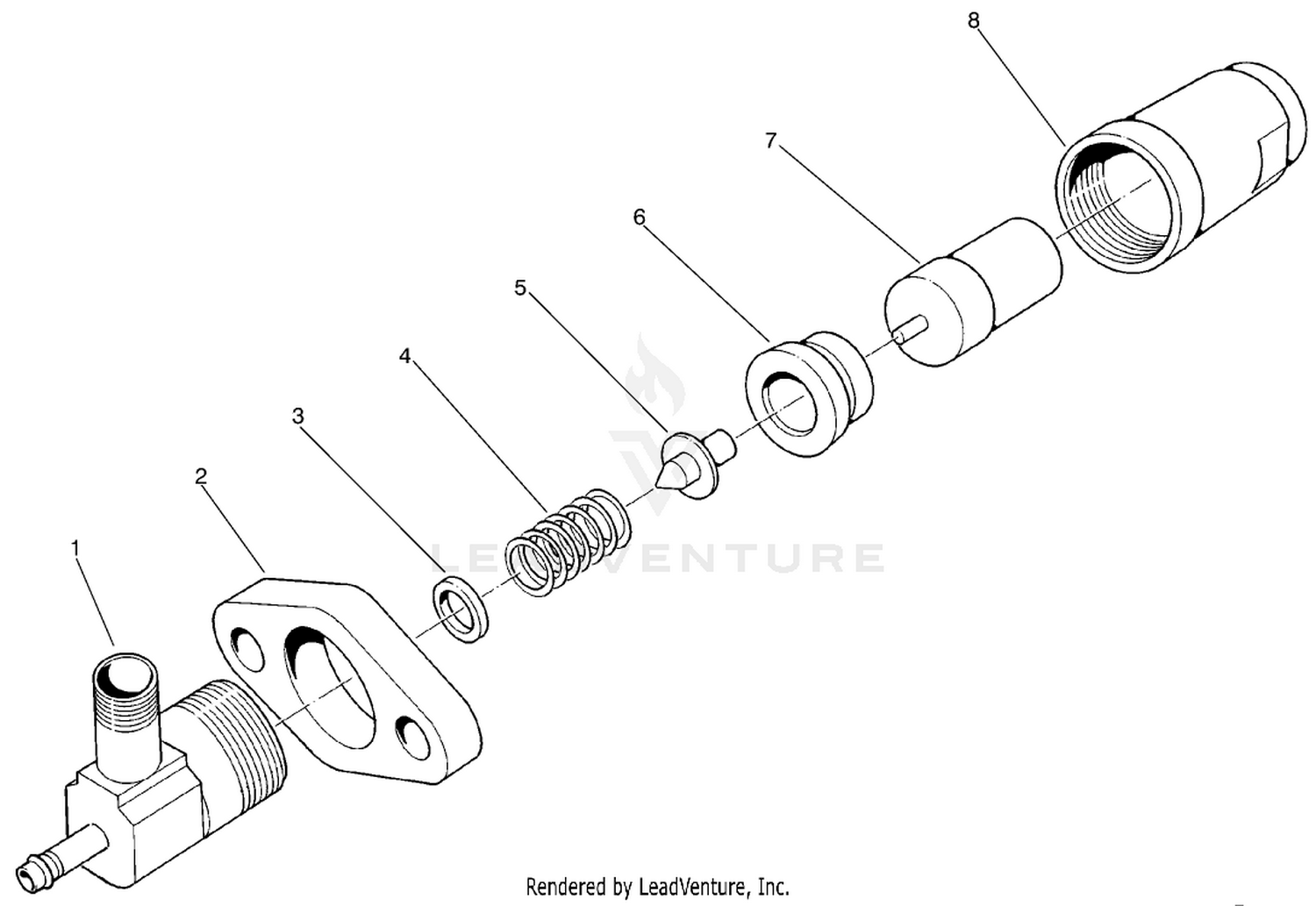 Nozzle  Holder Assembly No. 44-8070