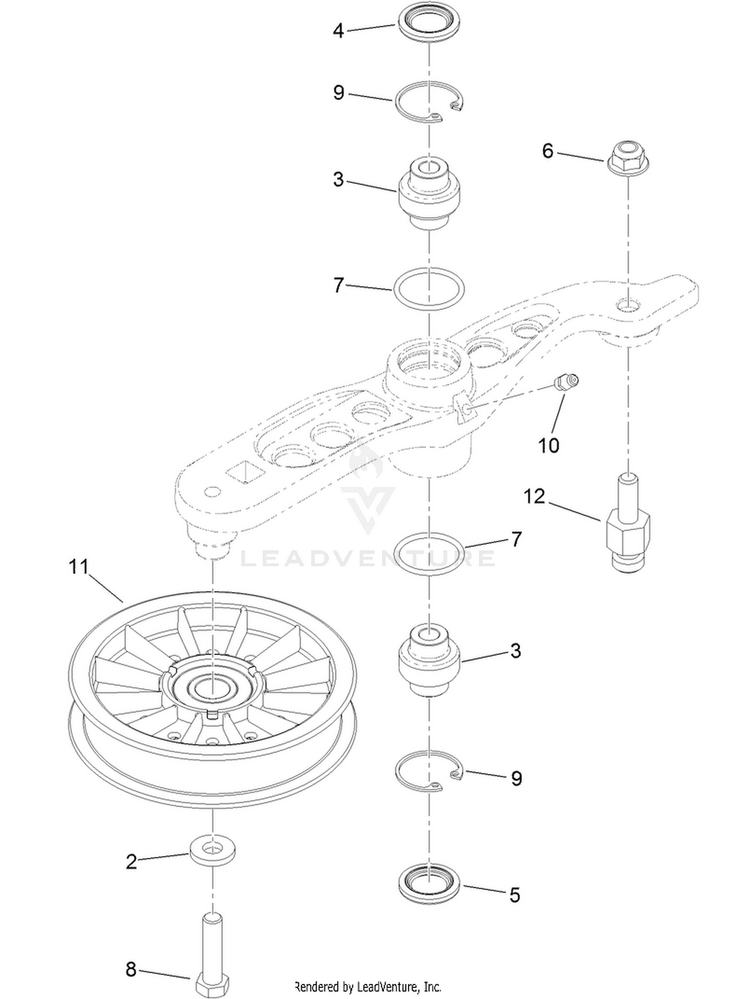 Pump Idler Assembly No. 116-1255