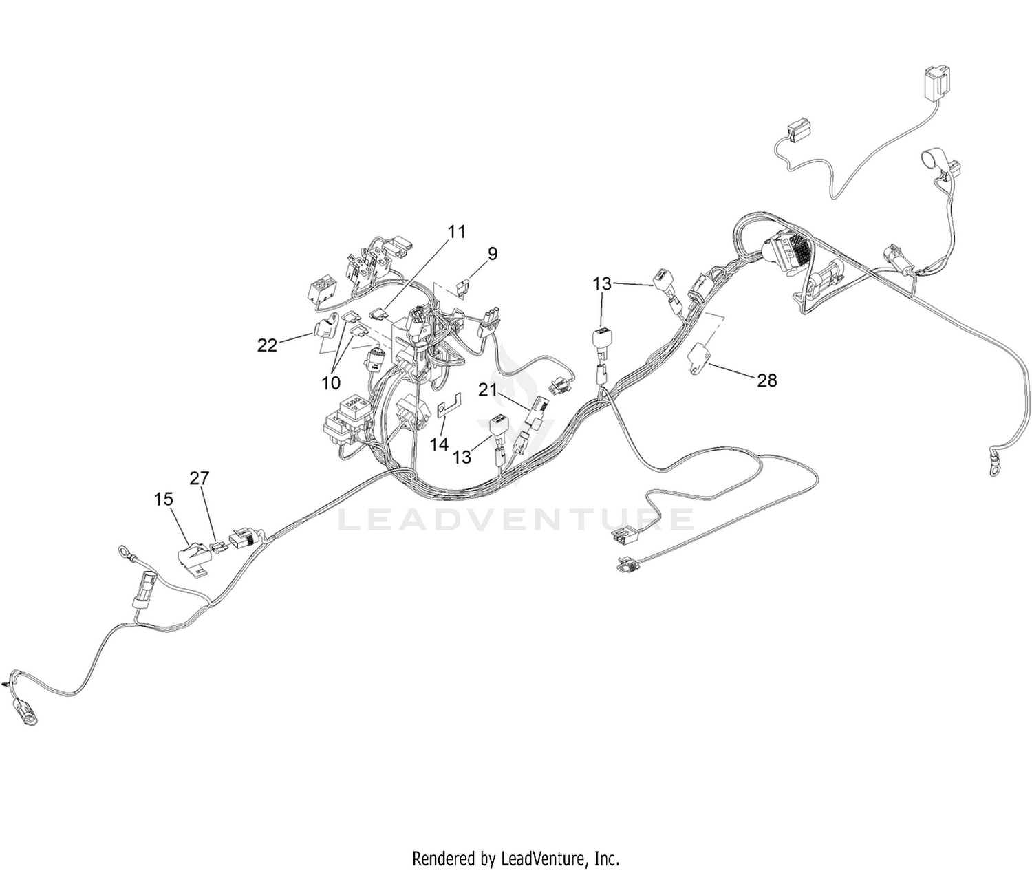 Wire Harness Assembly No. 122-1524