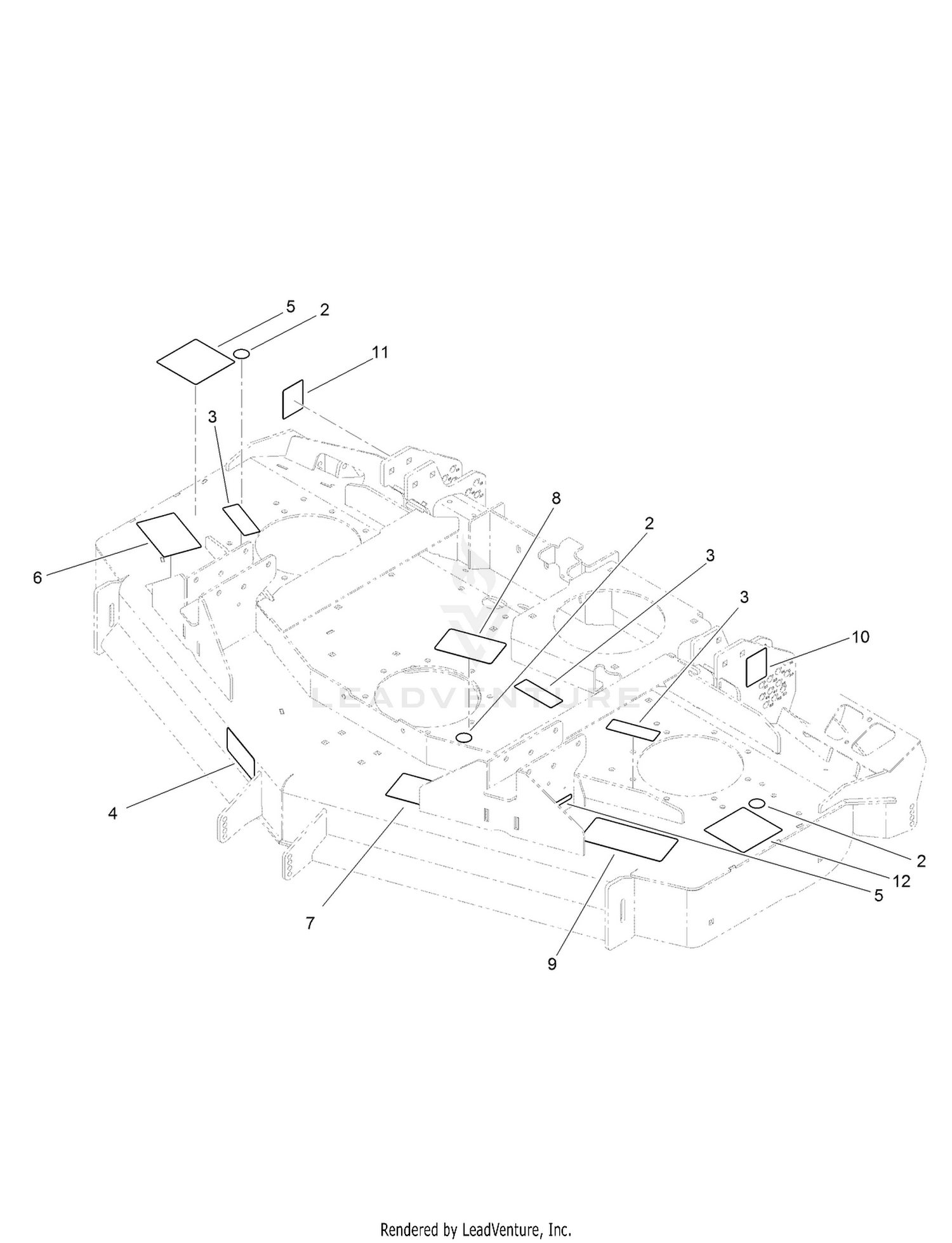 Deck Decal Assembly No. 138-4446SP