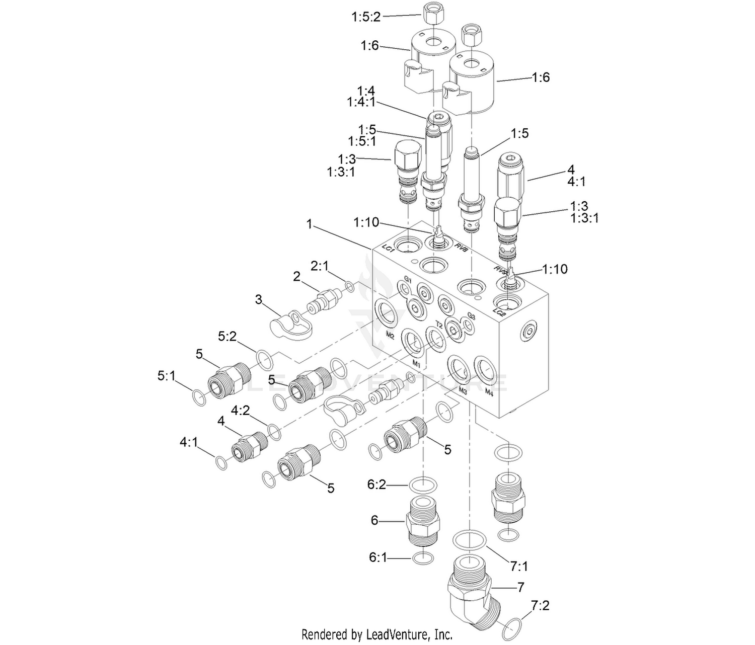 Mow Manifold Assembly No. 120-8064