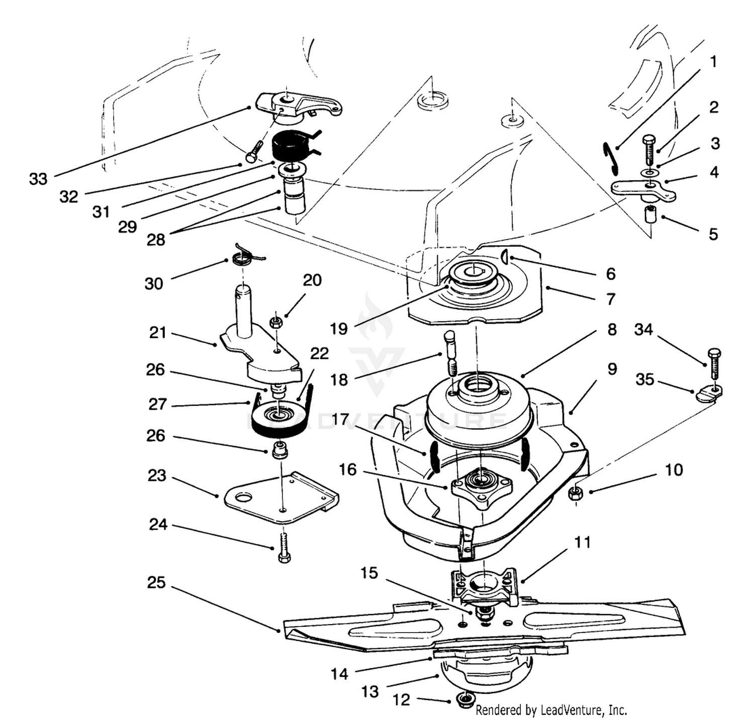 Blade Brake Clutch Assembly