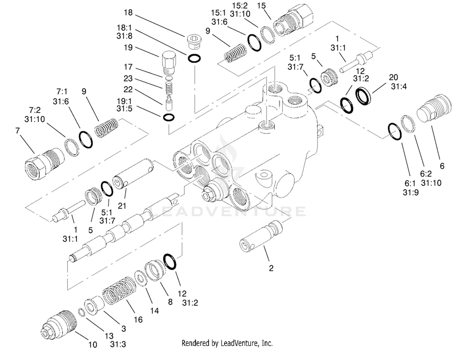 Control Valve Assembly No. 95-8581