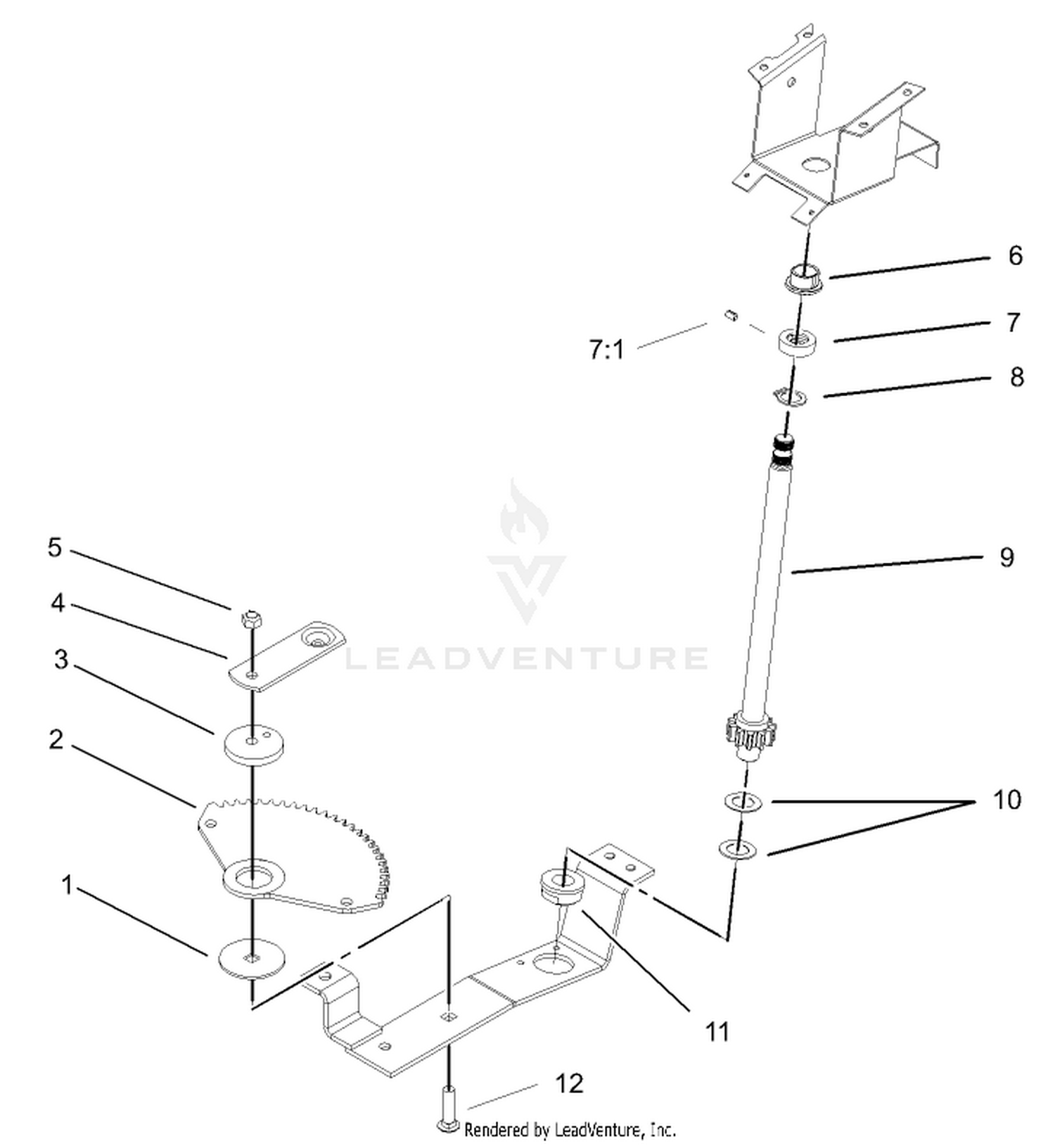 Lower Steering Wheel and Tilt Assembly
