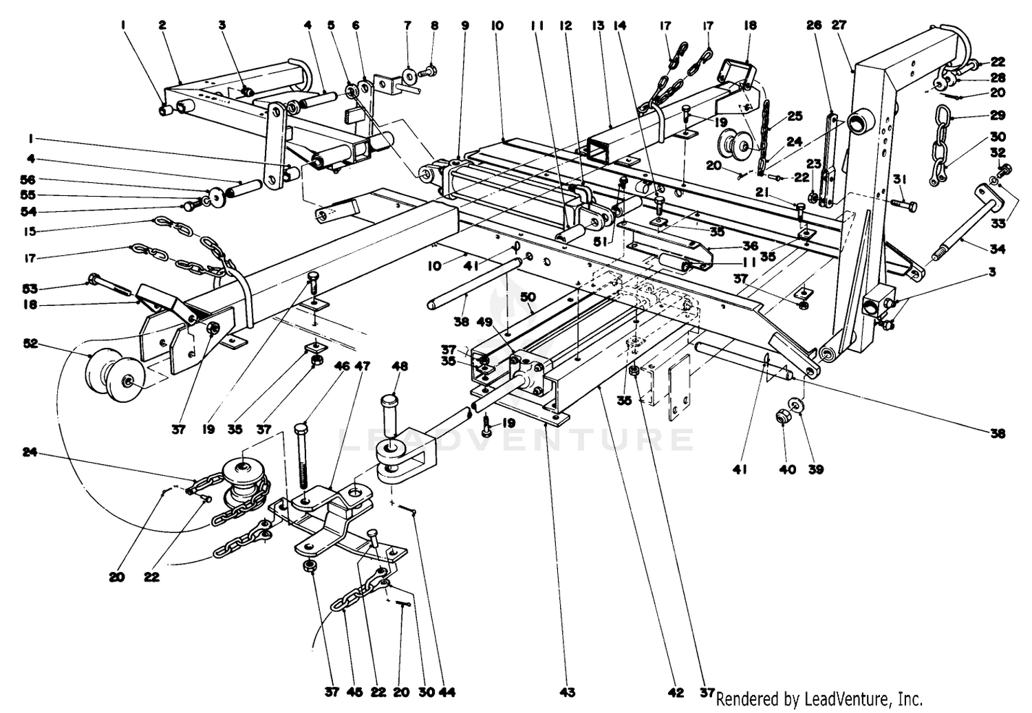 Main Frame Assembly-Rear