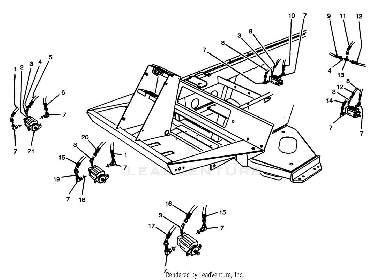 Cutting Unit Hydraulic Components