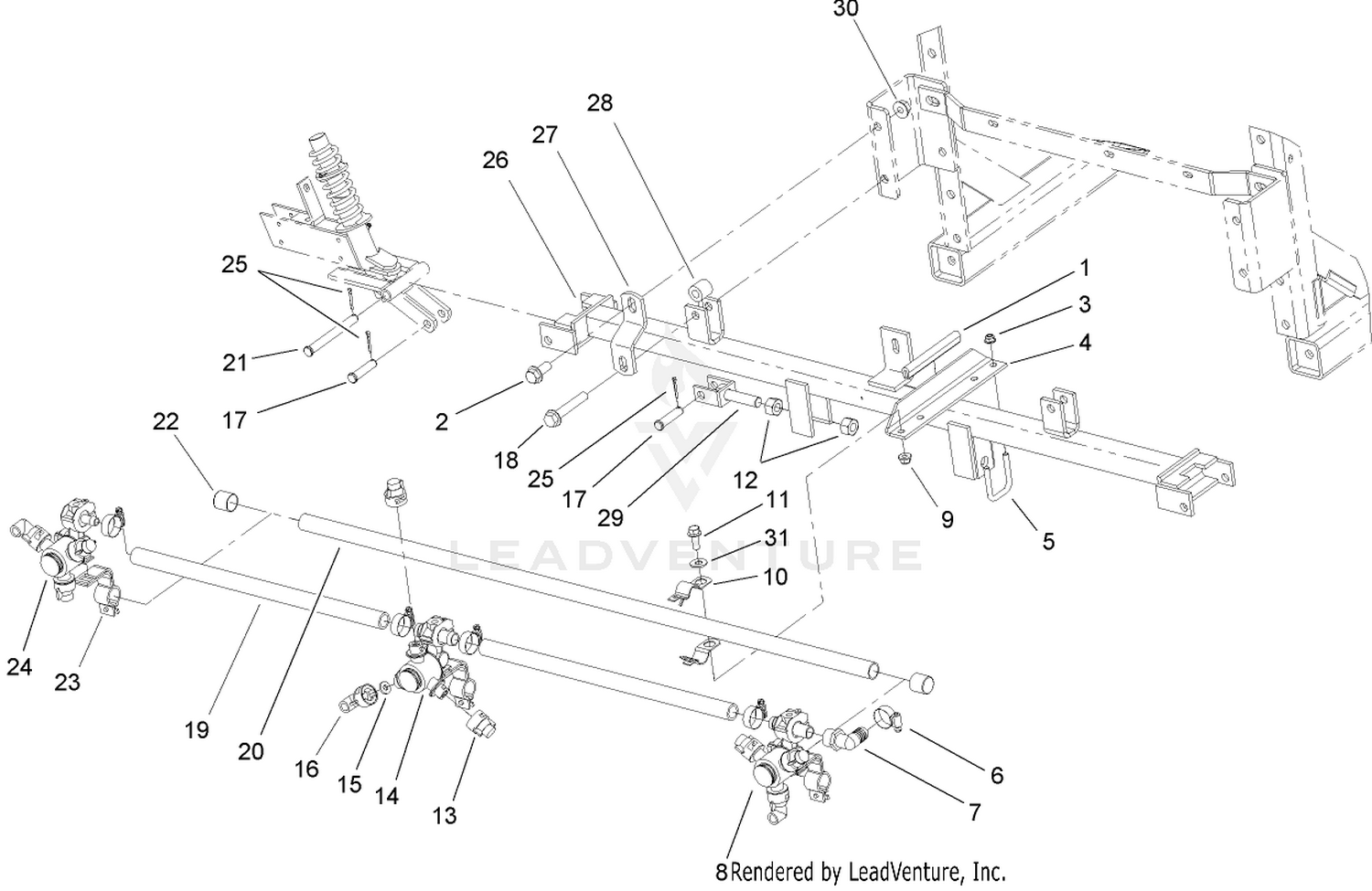 Center Boom Assembly