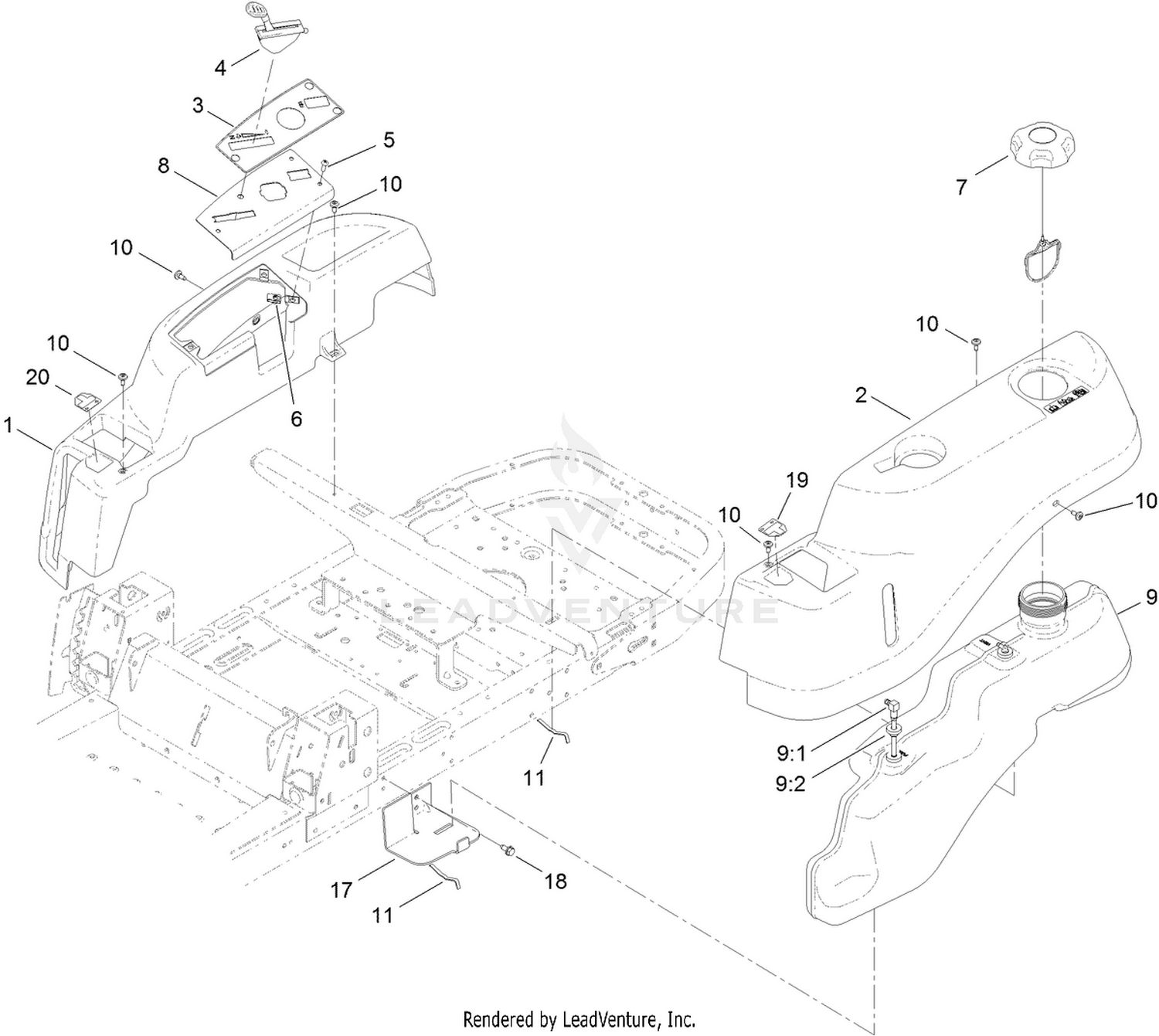 Body Styling and Fuel Pod Assembly