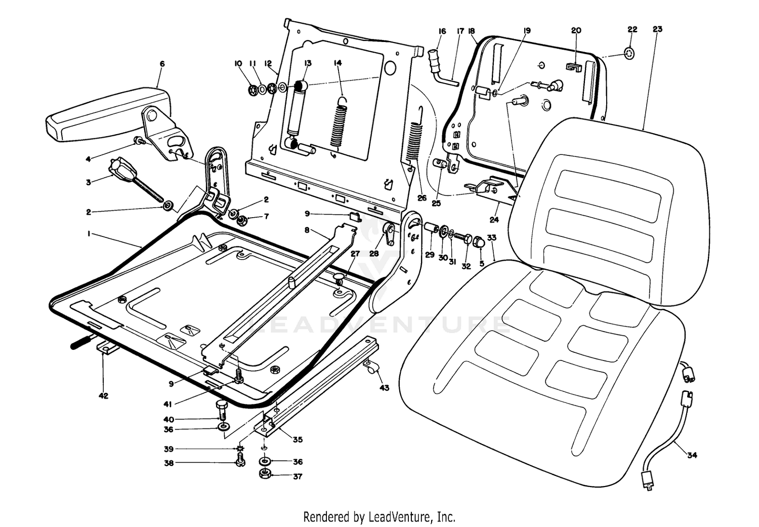Deluxe Suspension Seat Kit