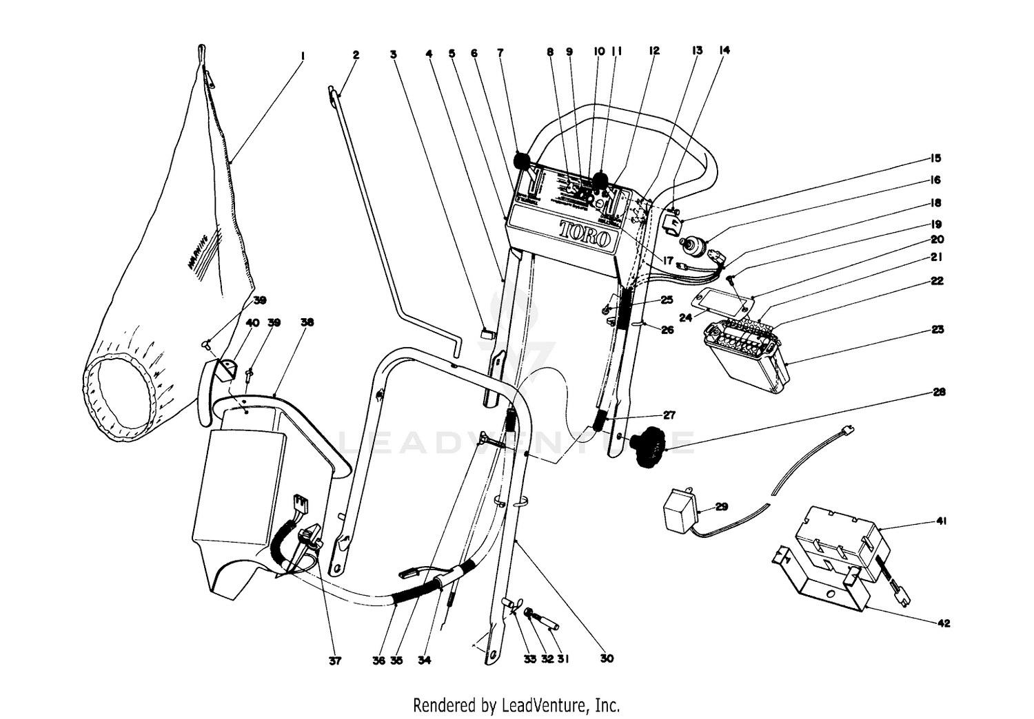 Handle Assembly Model No. 21711