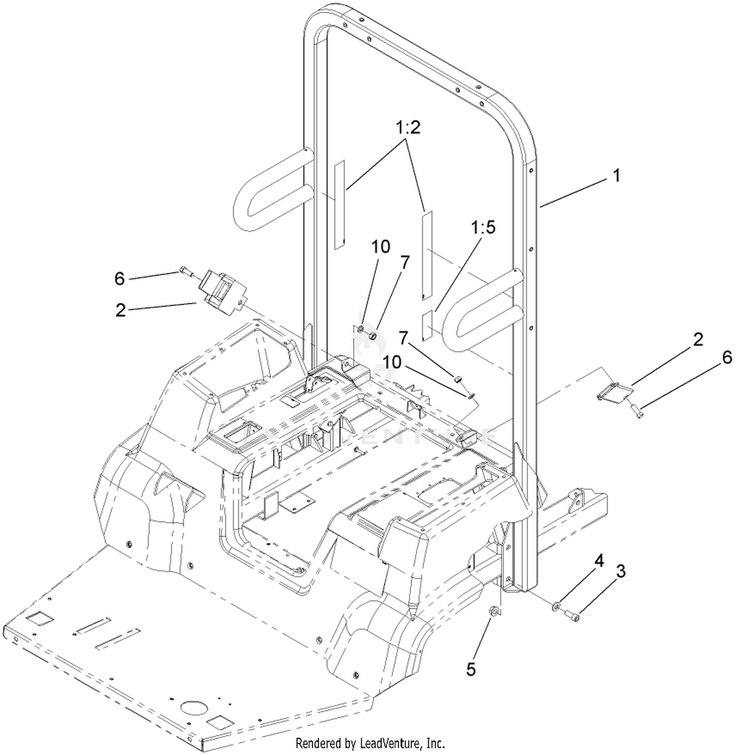 Roll-Over-Protection-System Assembly