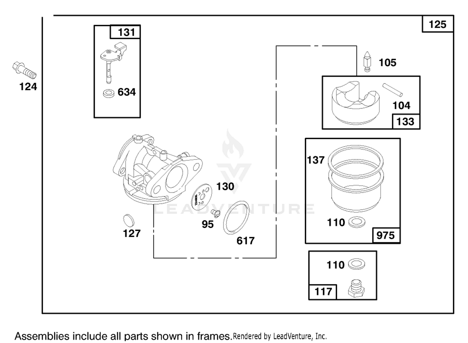 Engine Briggs  Stratton Model 12h807-0660-01 2