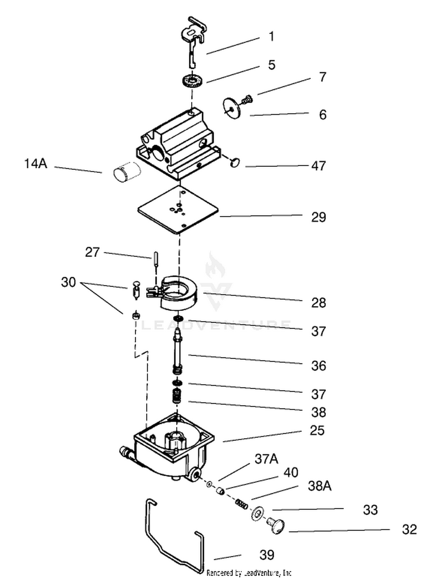 Carburetor No. 640020a