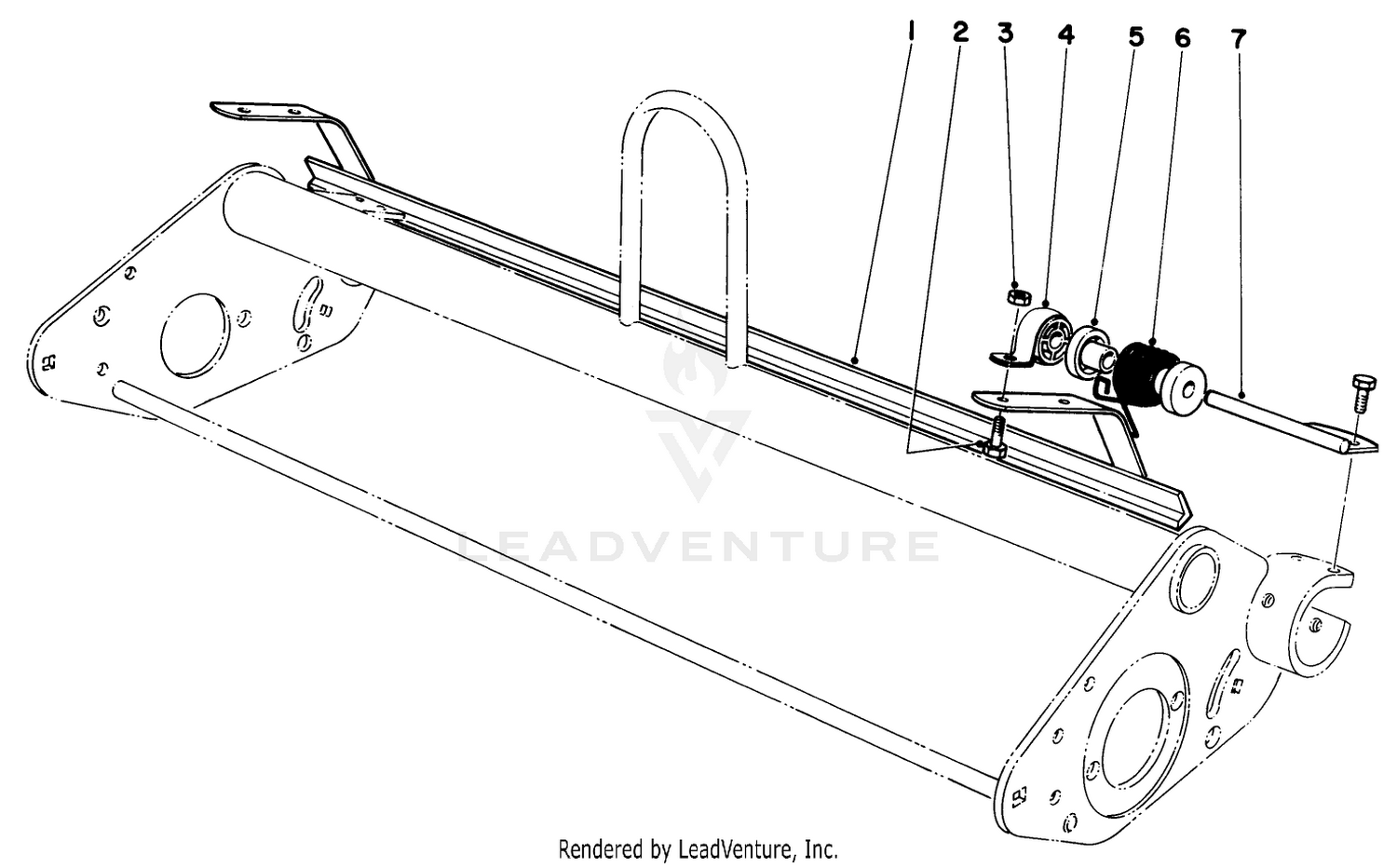 Roller Scraper Kit No. 42-4820 (optional)(for Cutting Units Model 04405  04408)