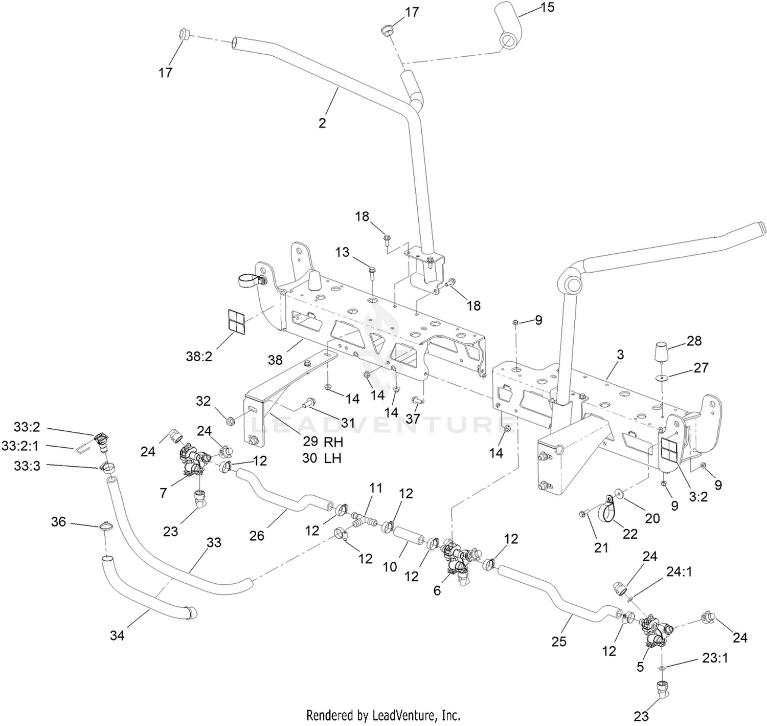 Center Boom Mount Assembly