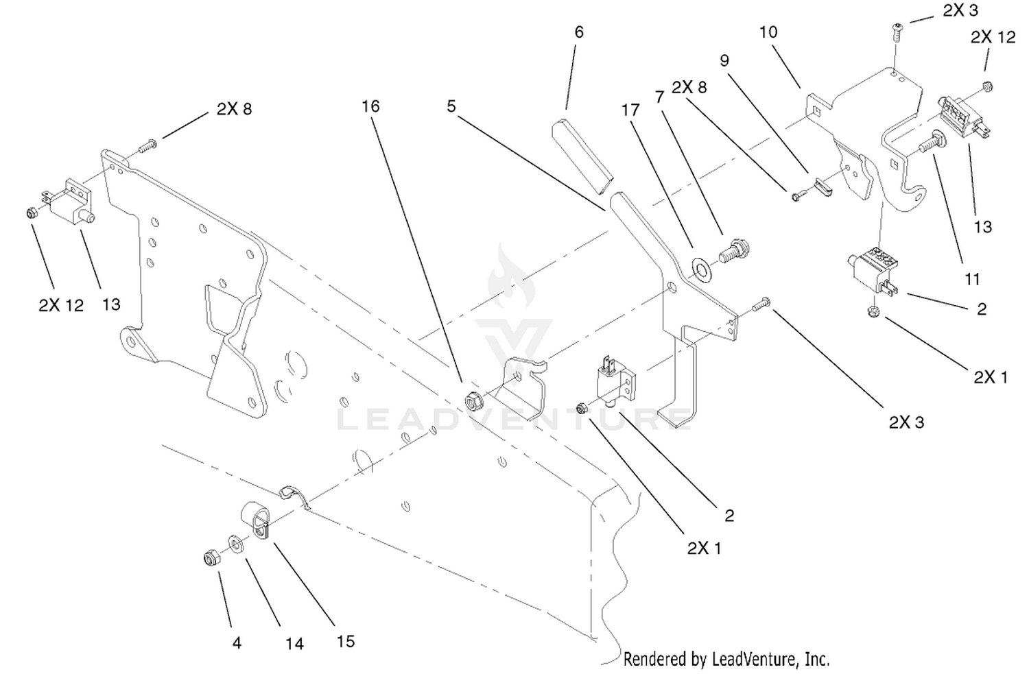 Parking Brake Upper Assembly