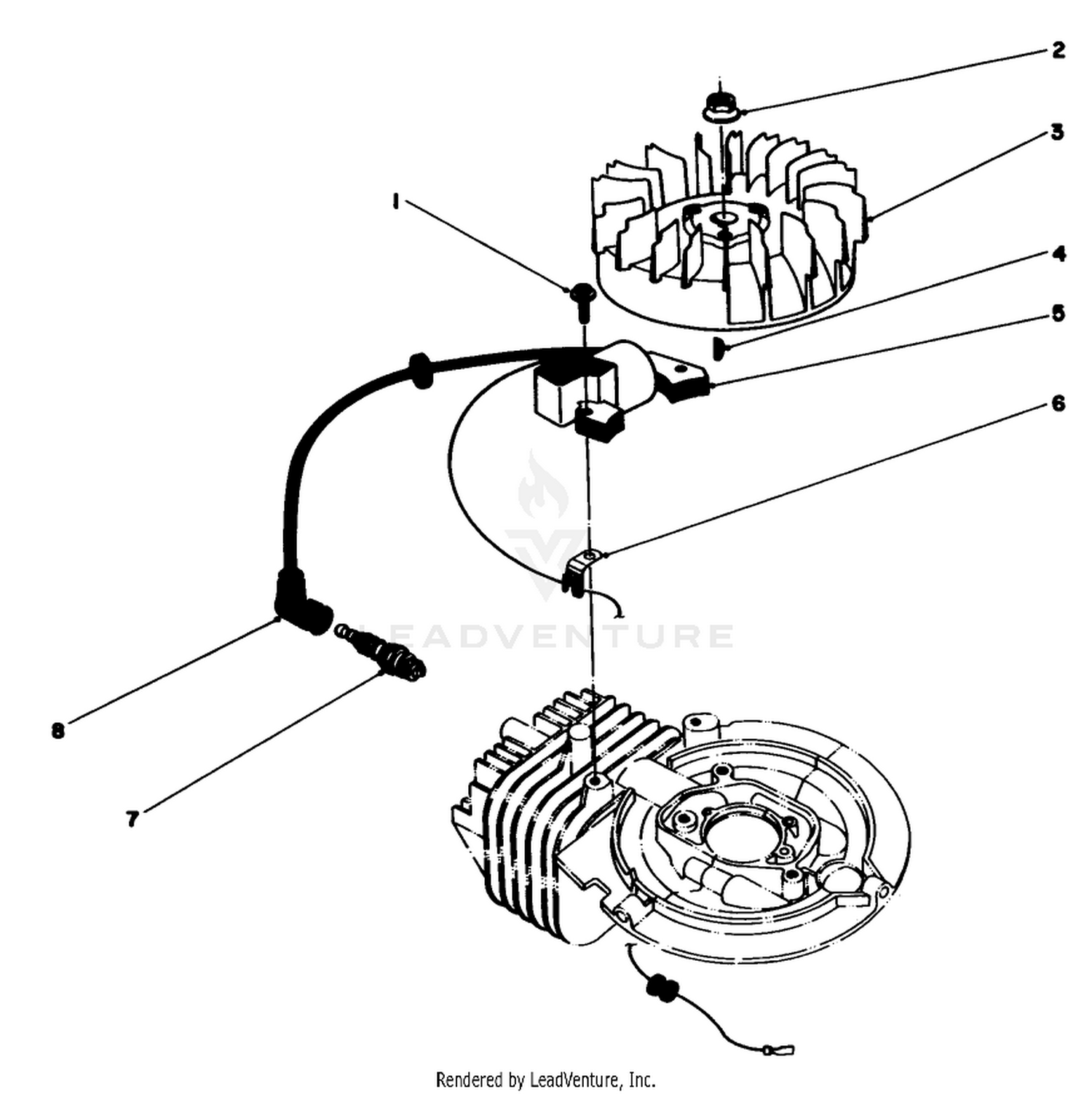 Flywheel  Magneto Assembly