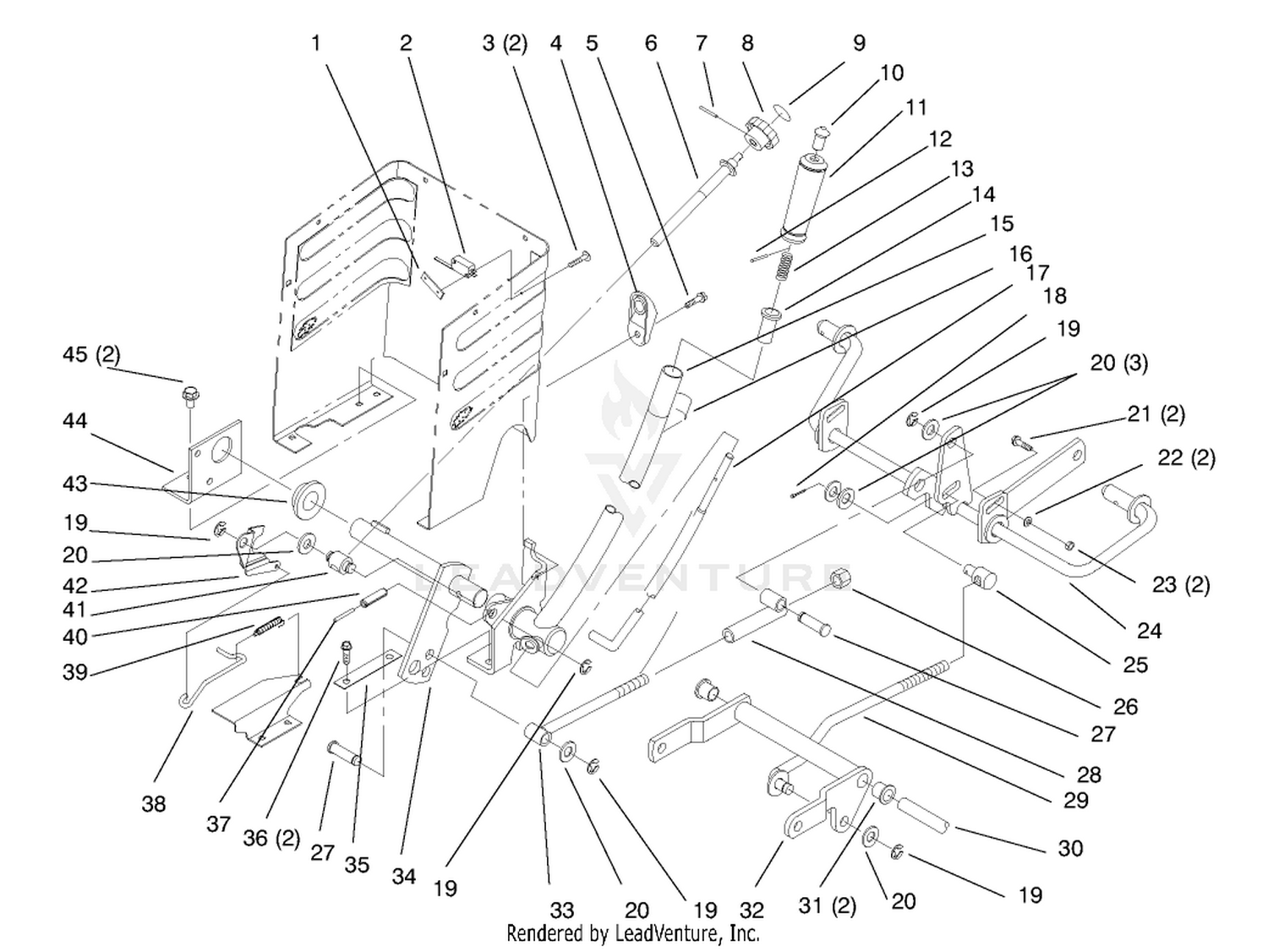 Lift Lever And Height Of Cut