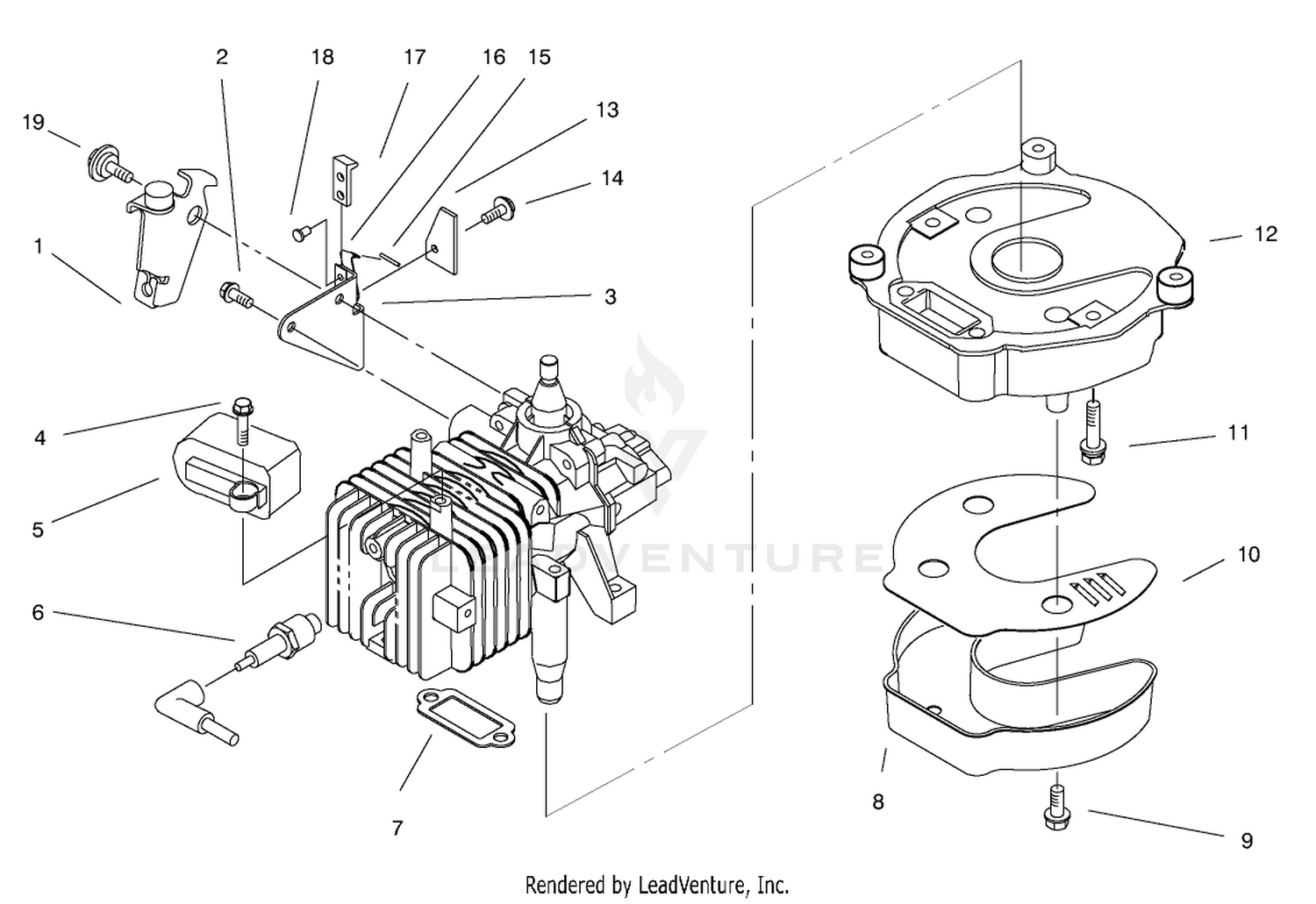 Muffler  Brake Assembly