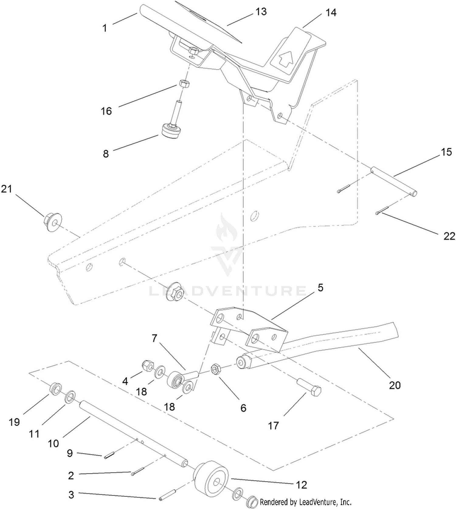 Traction Pedal Assembly