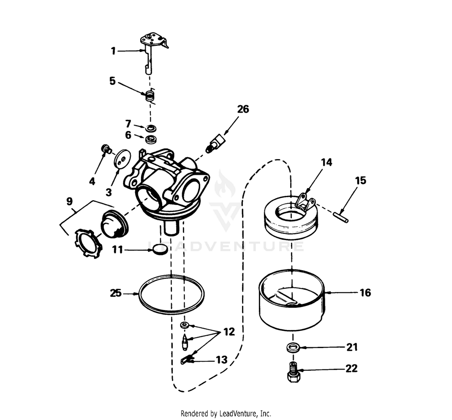 Carburetor No. 632098