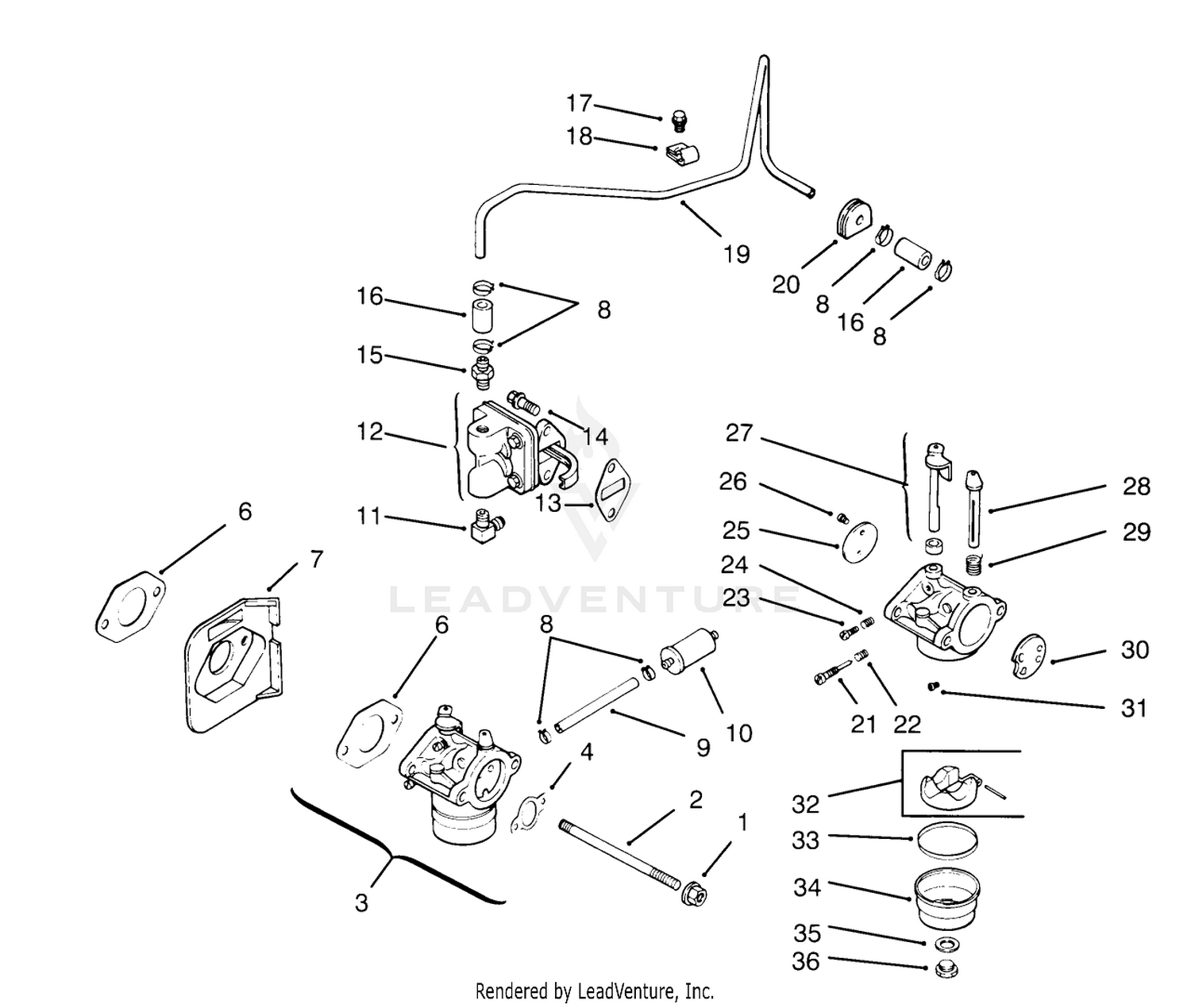 Fuel System (kohler Engine Cv-14s-Ps1472)