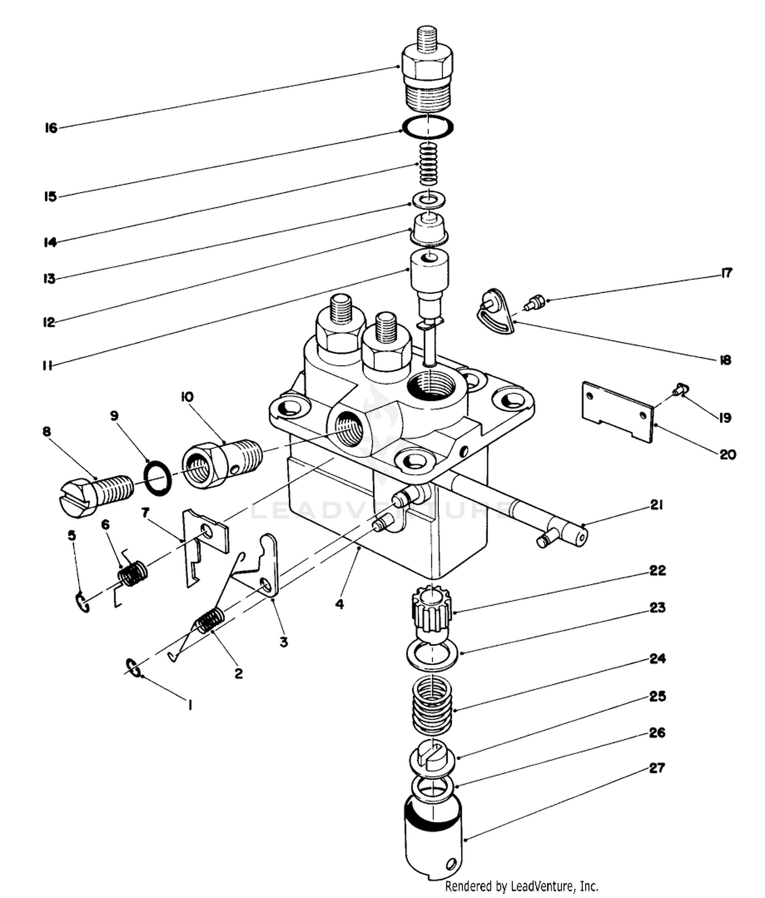 Fuel Injection Pump Assembly No. 42-8000