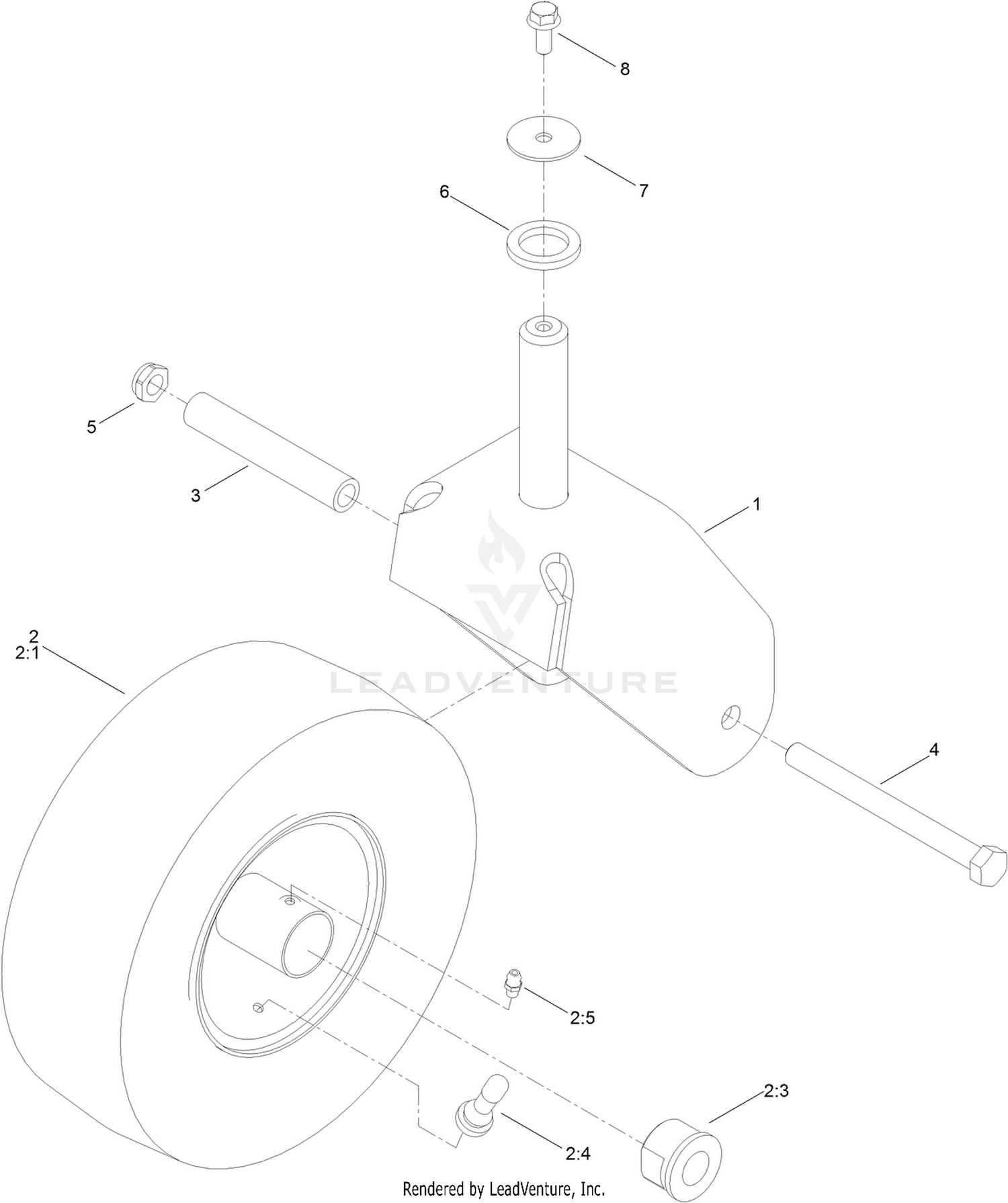 Caster Wheel Assembly
