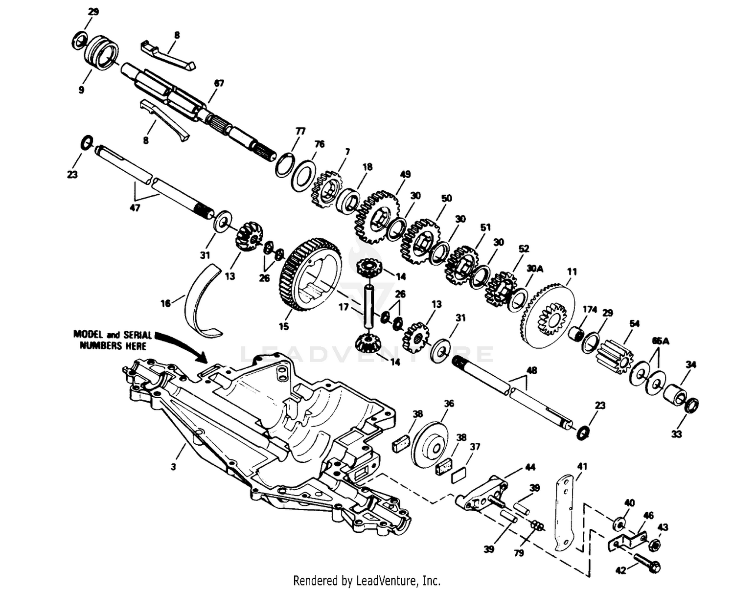 Peerless Transaxle Model No. 915-020 (cont.)