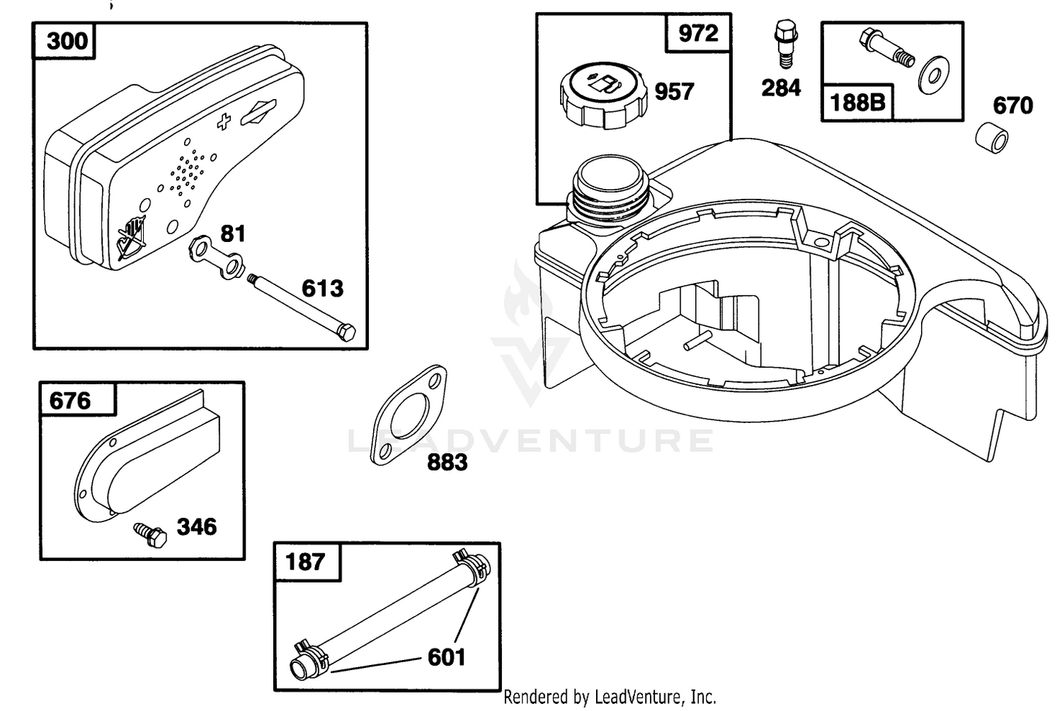 Engine Briggs  Stratton Model 12f802-0667-01 8