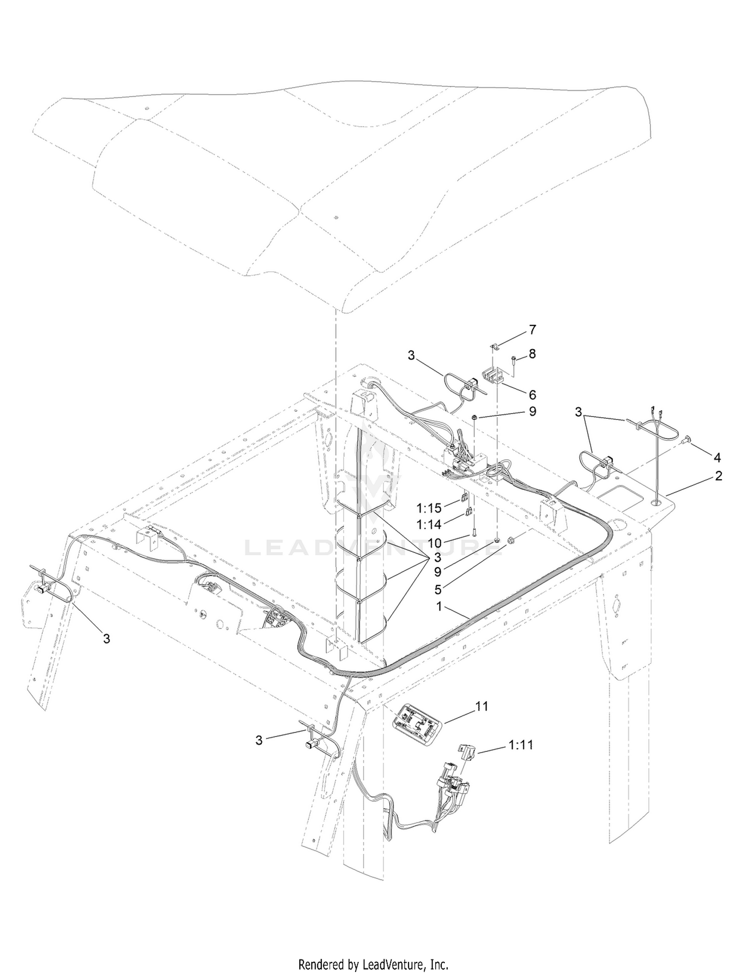 Wire Harness Assembly No. 140-1555