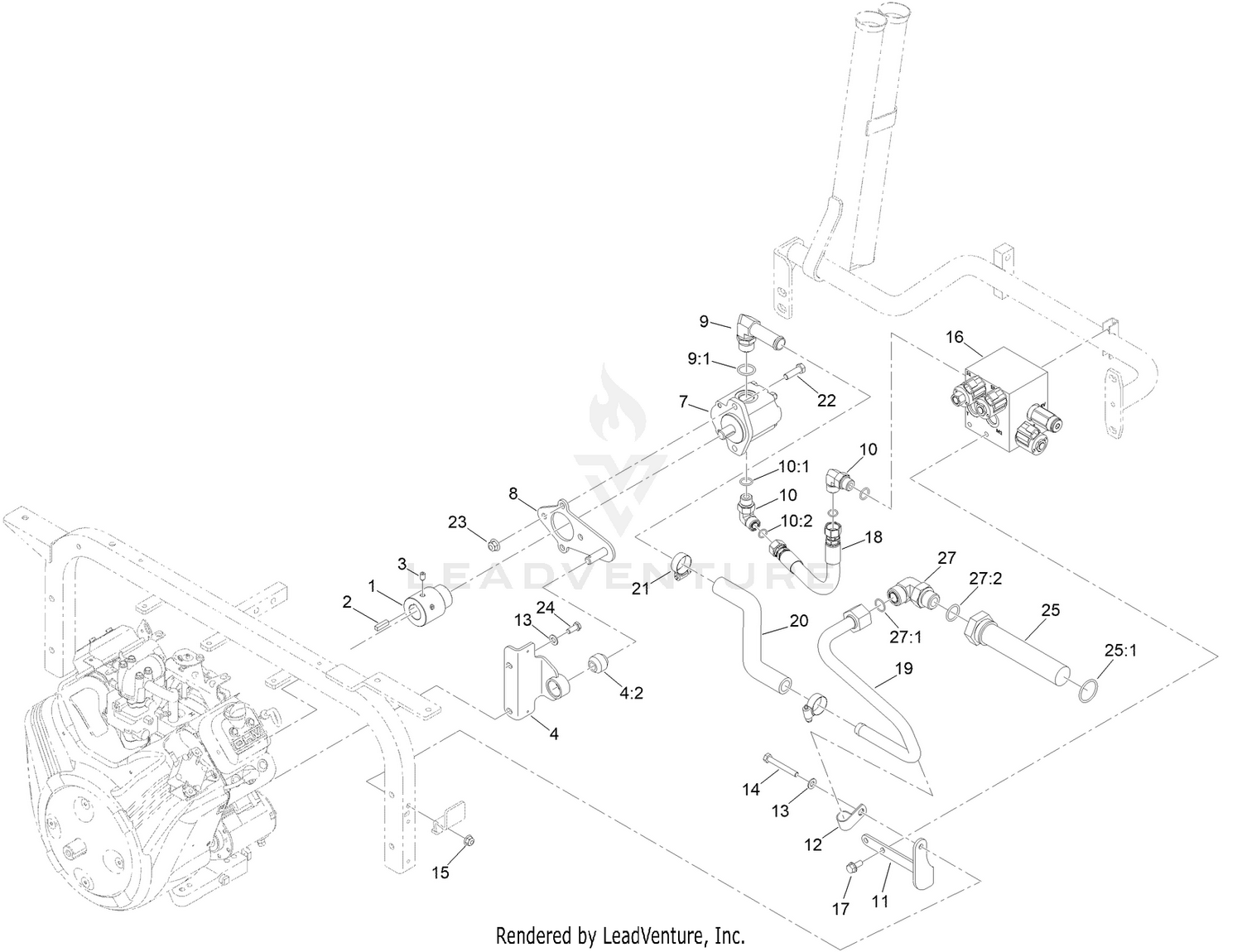 Hydraulic Pump and Manifold Assembly