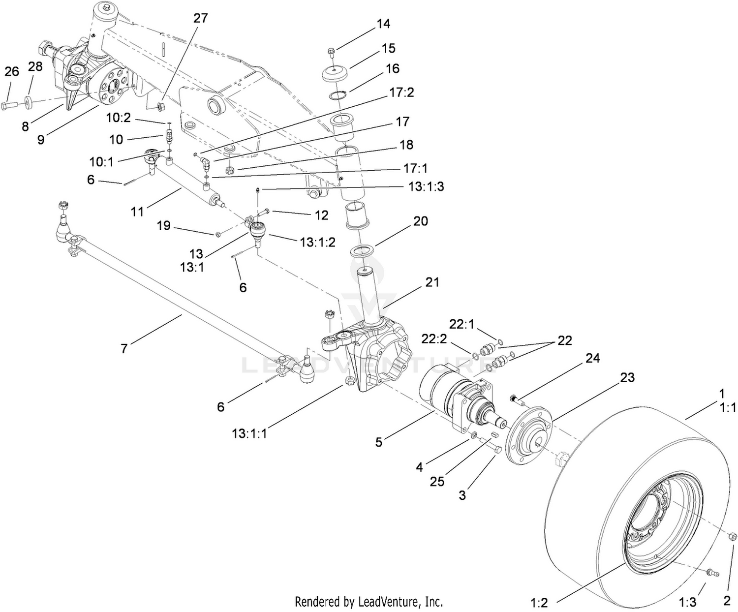 Rear Axle Assembly