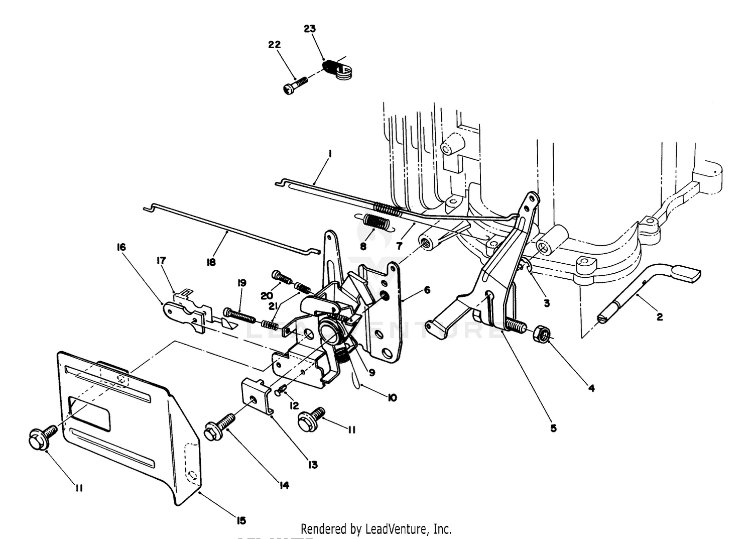 Governor Assembly (engine Model No. Vmj8)
